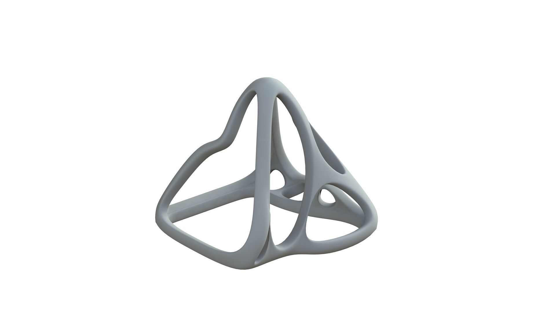 SciFi Cube Object No 59649 Low Poly Shape Low-poly 3D model_8