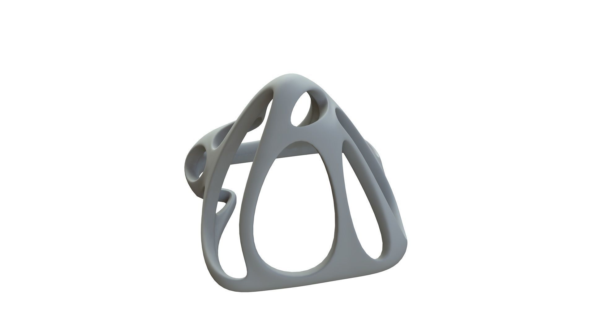 SciFi Cube Object No 59638 Low Poly Shape Low-poly 3D model_14