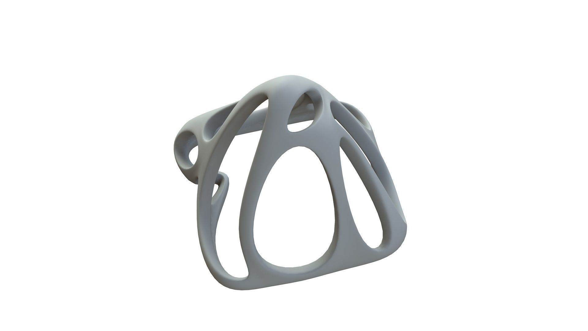 SciFi Cube Object No 59638 Low Poly Shape Low-poly 3D model_16