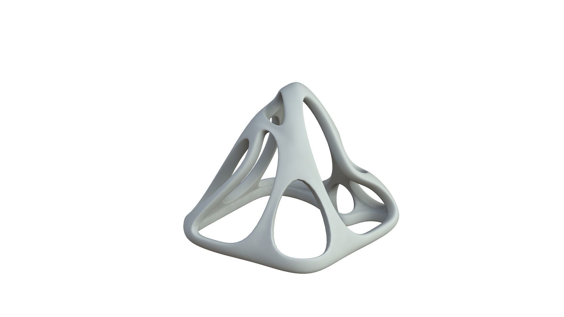 SciFi Cube Object No 59638 Low Poly Shape Low-poly 3D model_4