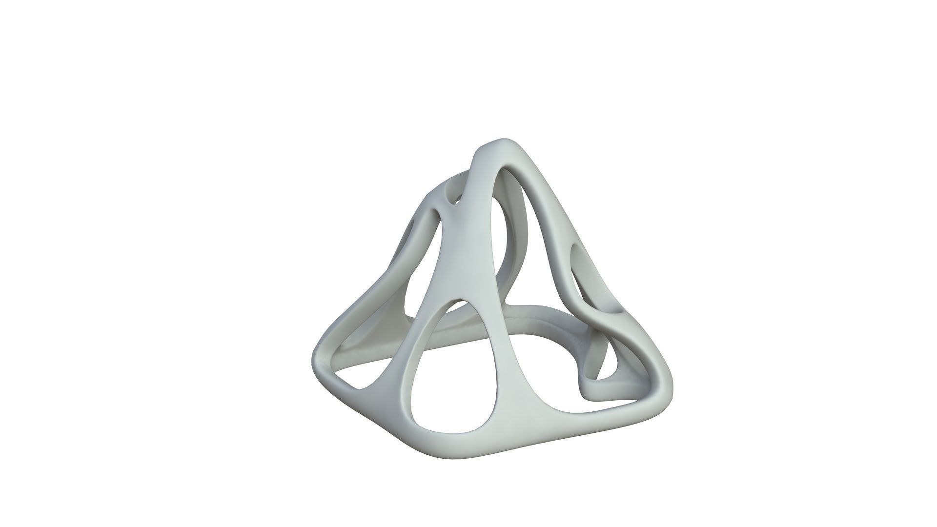 SciFi Cube Object No 59638 Low Poly Shape Low-poly 3D model_3