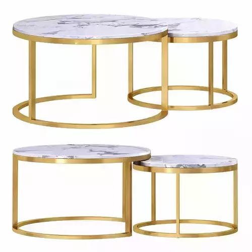 nordic round coffee table