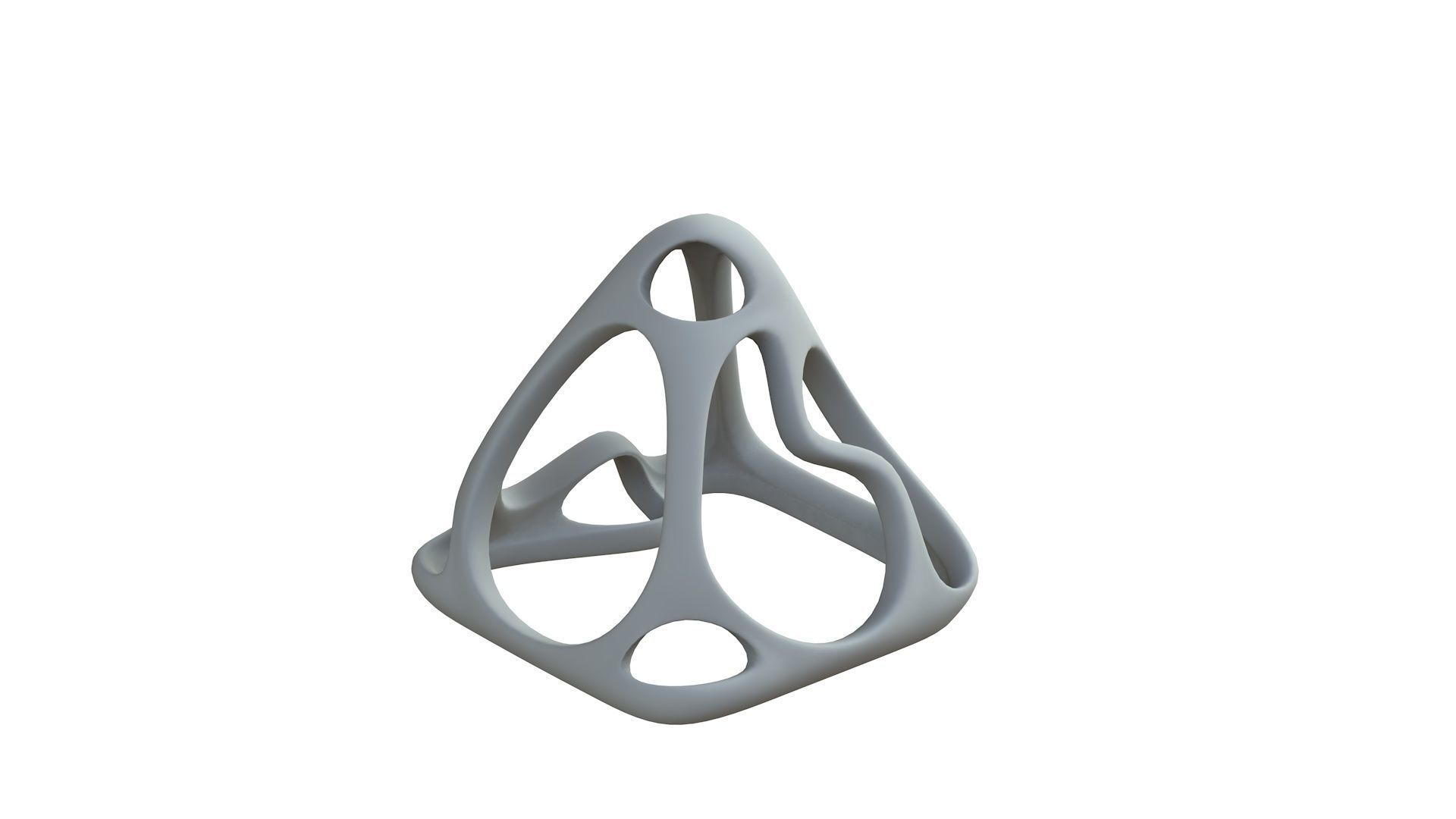 SciFi Cube Object No 59343 Low Poly Shape Low-poly 3D model_8