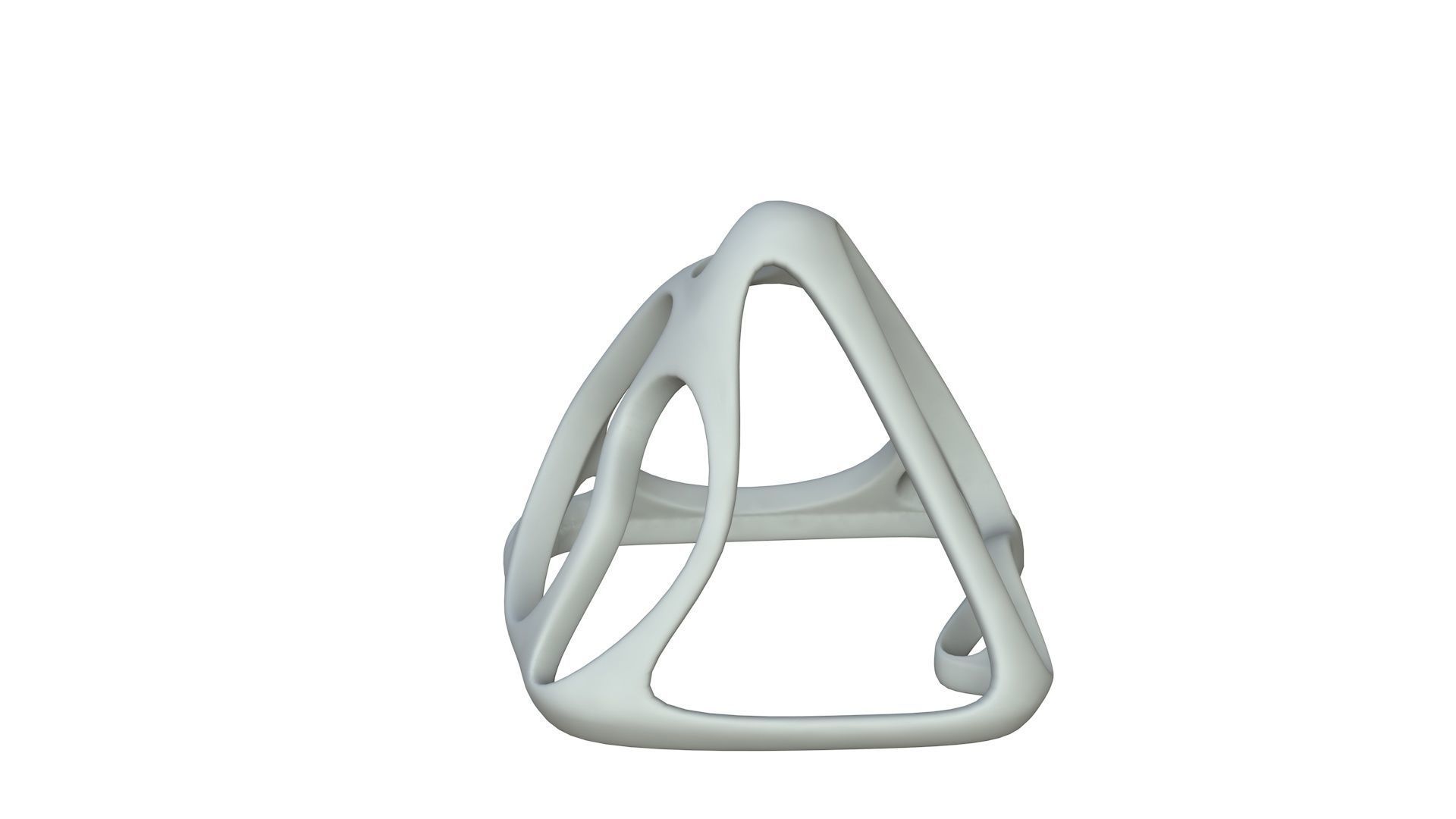 SciFi Cube Object No 59343 Low Poly Shape Low-poly 3D model_2