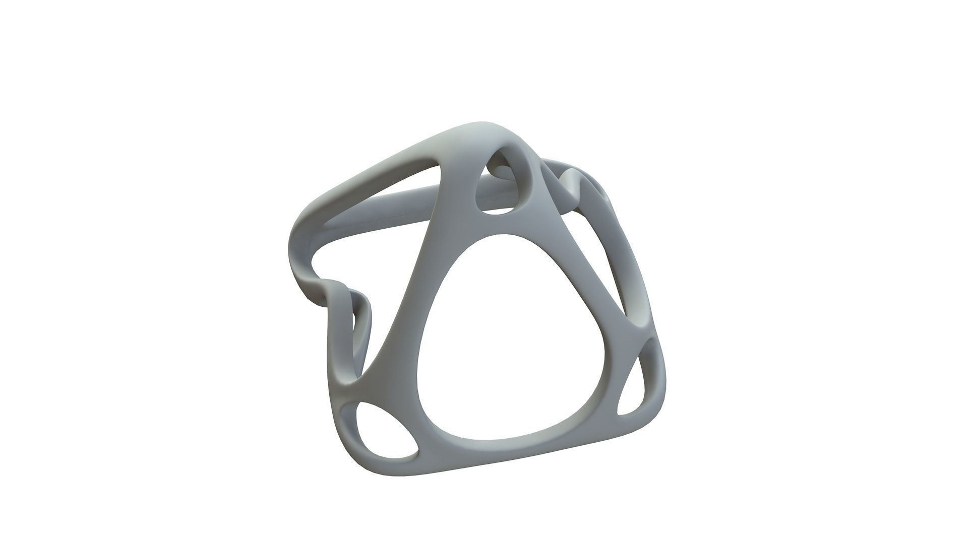 SciFi Cube Object No 59343 Low Poly Shape Low-poly 3D model_15