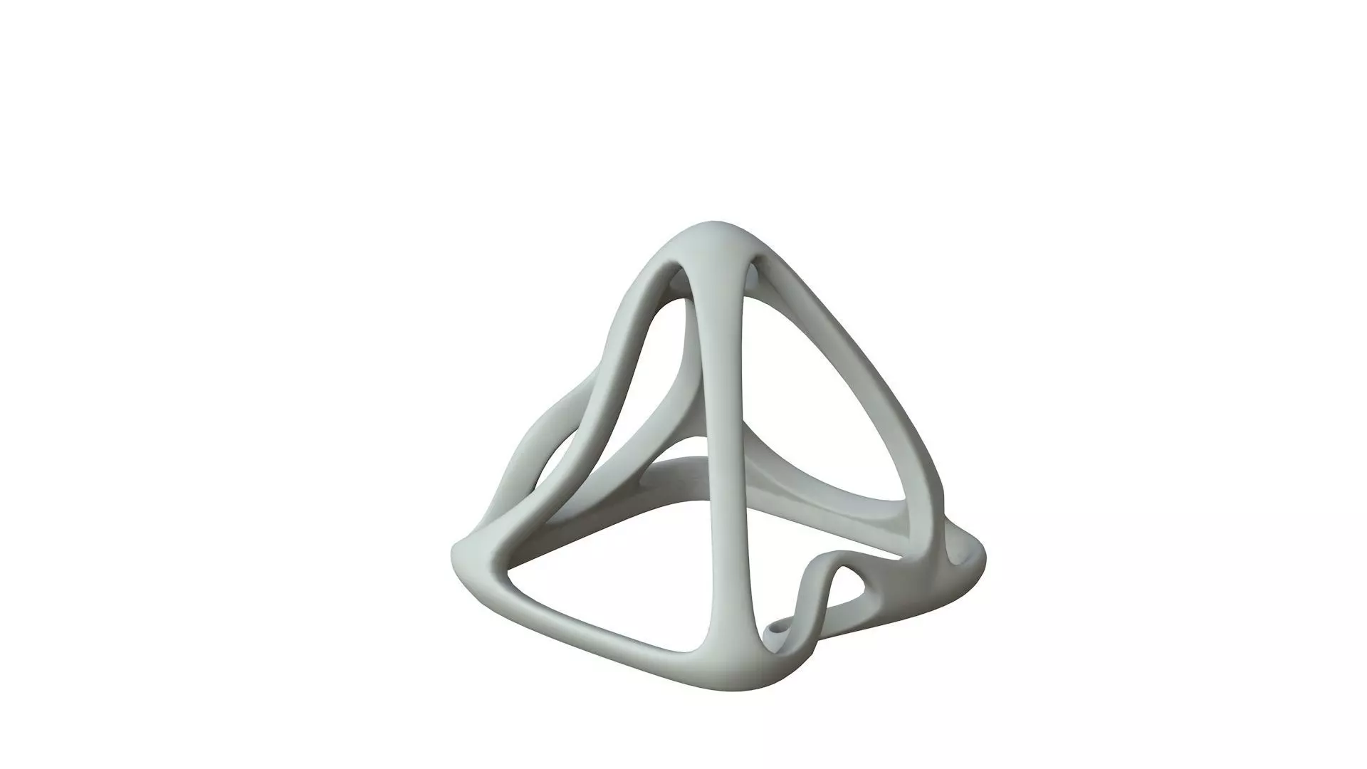 SciFi Cube Object No 59343 Low Poly Shape Low-poly 3D model_0