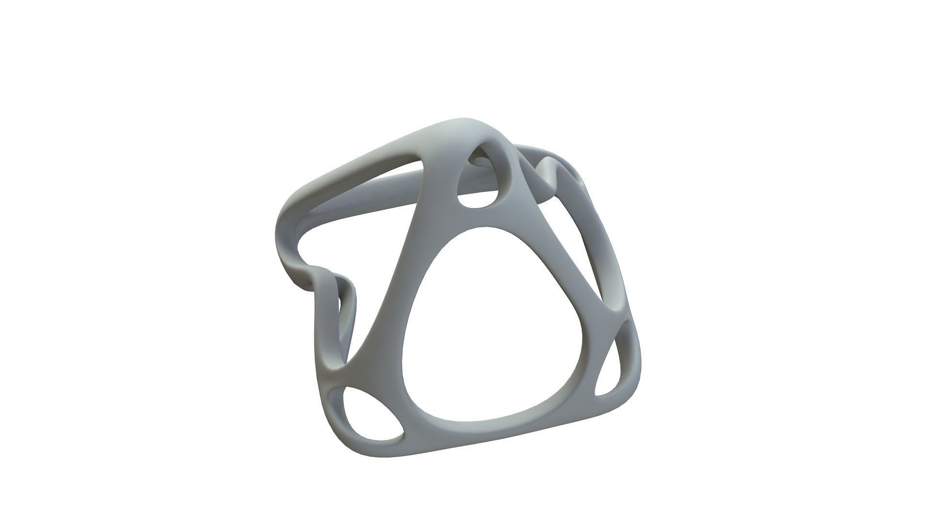 SciFi Cube Object No 59343 Low Poly Shape Low-poly 3D model_16