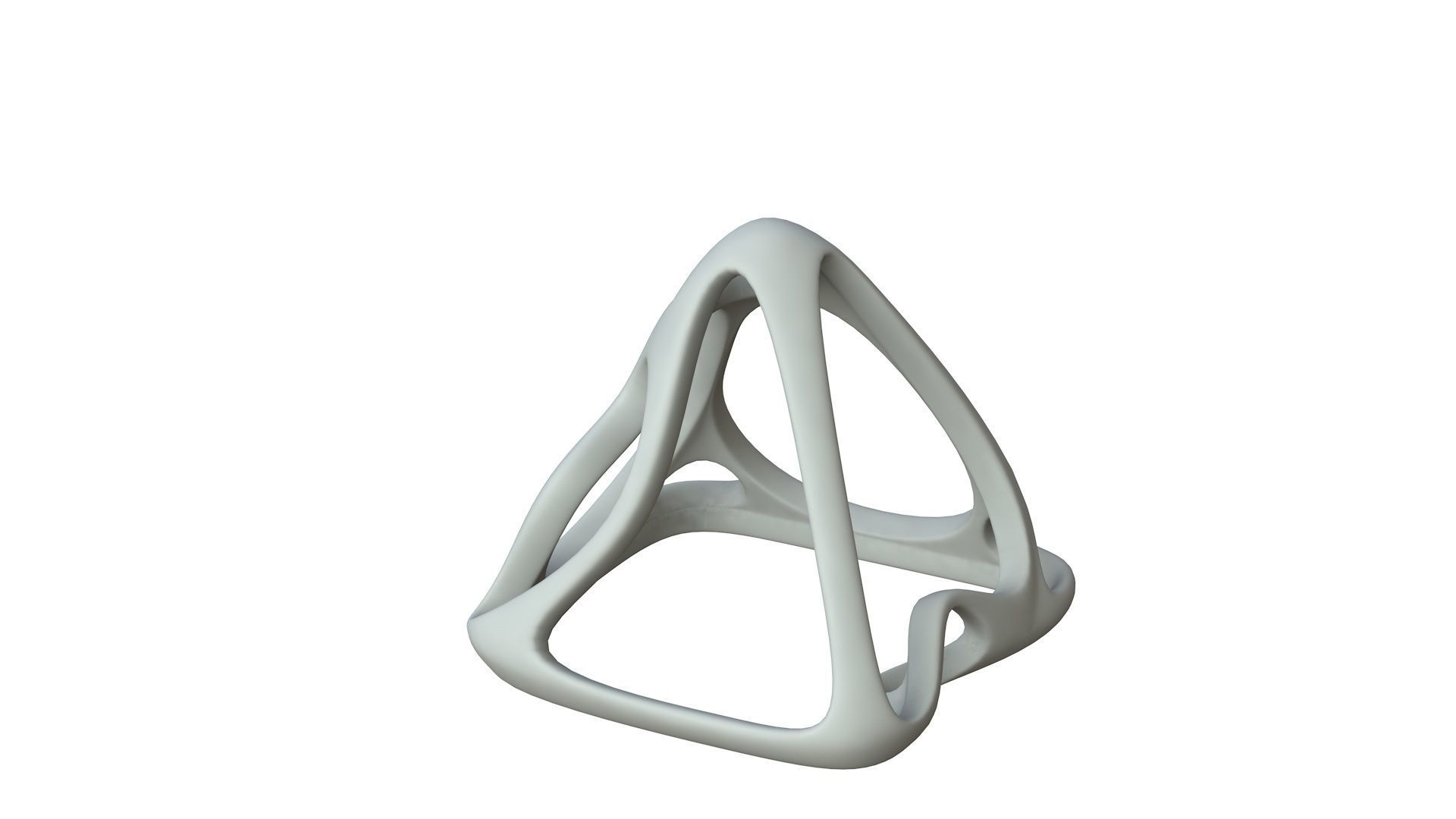 SciFi Cube Object No 59343 Low Poly Shape Low-poly 3D model_1