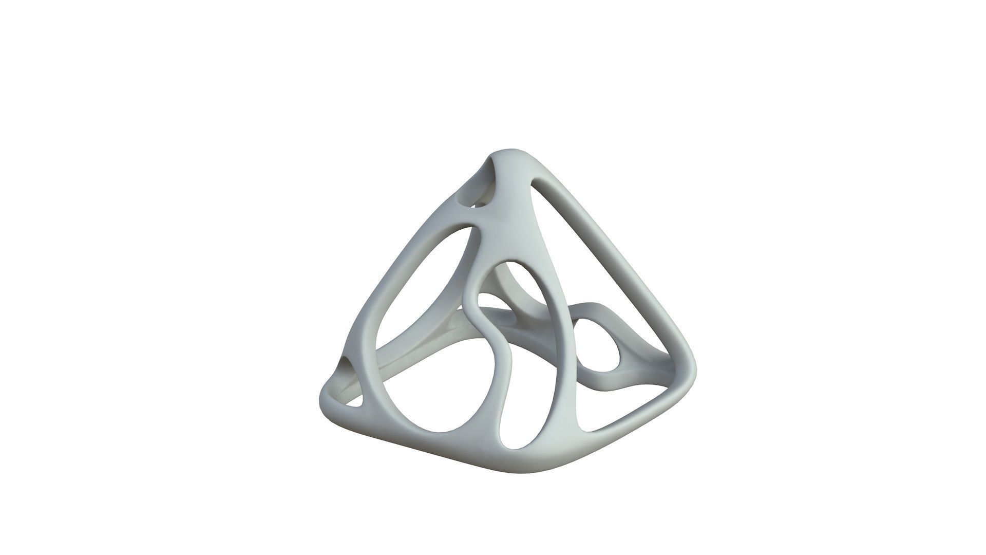 SciFi Cube Object No 59343 Low Poly Shape Low-poly 3D model_4