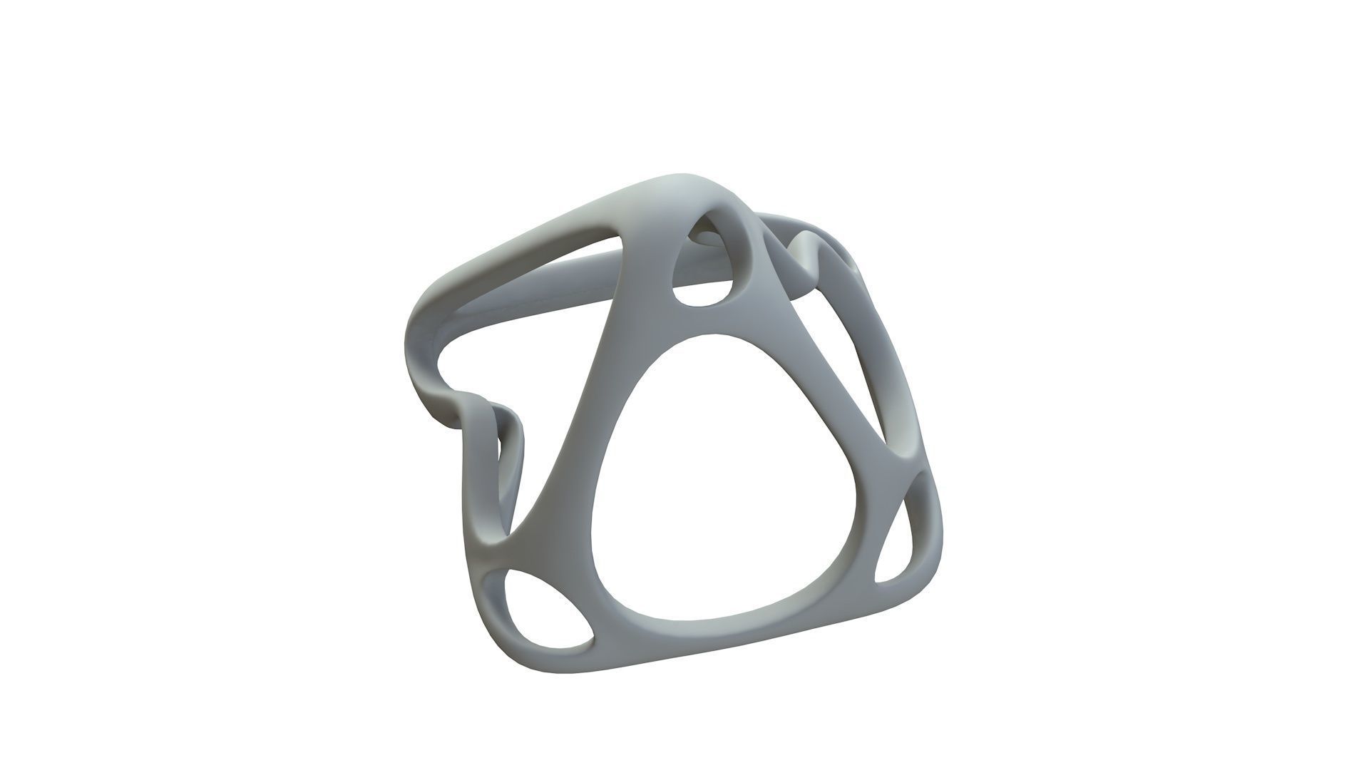 SciFi Cube Object No 59343 Low Poly Shape Low-poly 3D model_17