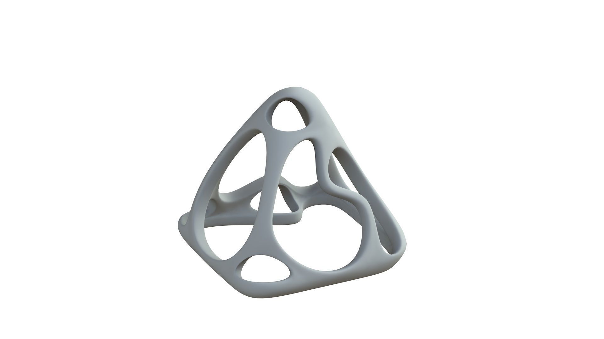 SciFi Cube Object No 59343 Low Poly Shape Low-poly 3D model_7