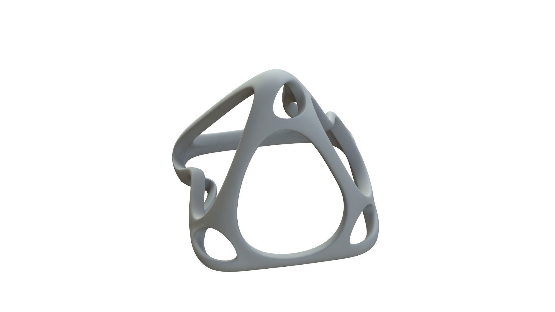 SciFi Cube Object No 59343 Low Poly Shape Low-poly 3D model_14