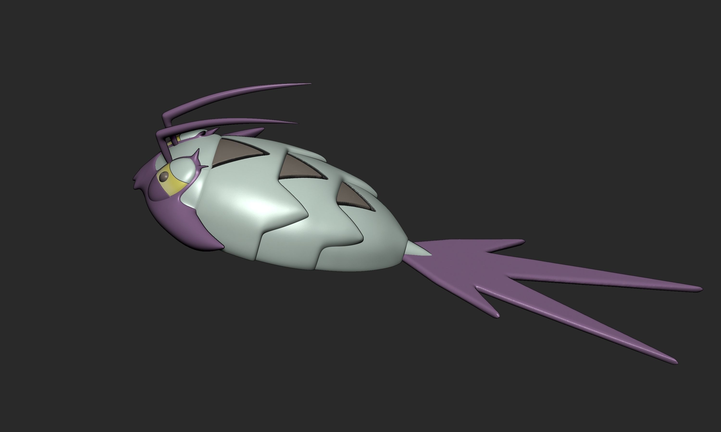 Pokemon - Wimpod with 2 poses 3D print model_8