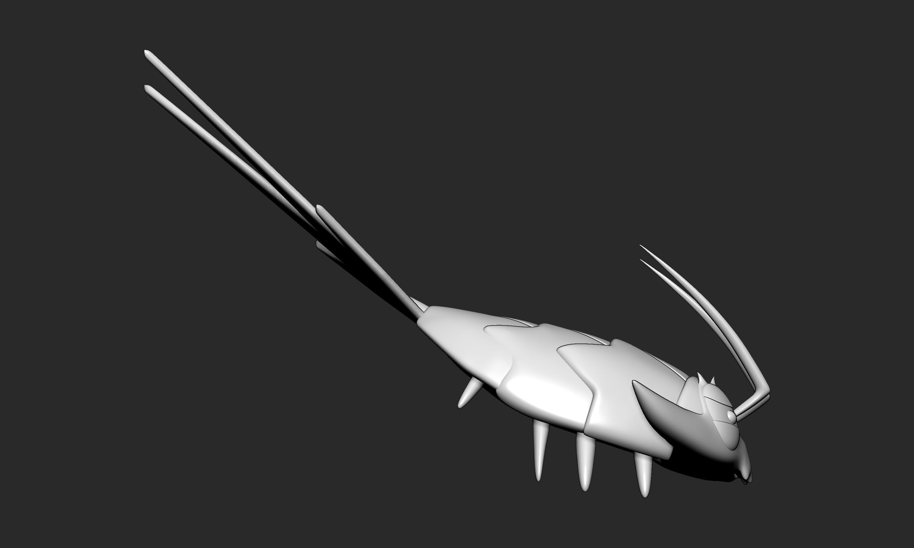 Pokemon - Wimpod with 2 poses 3D print model_10