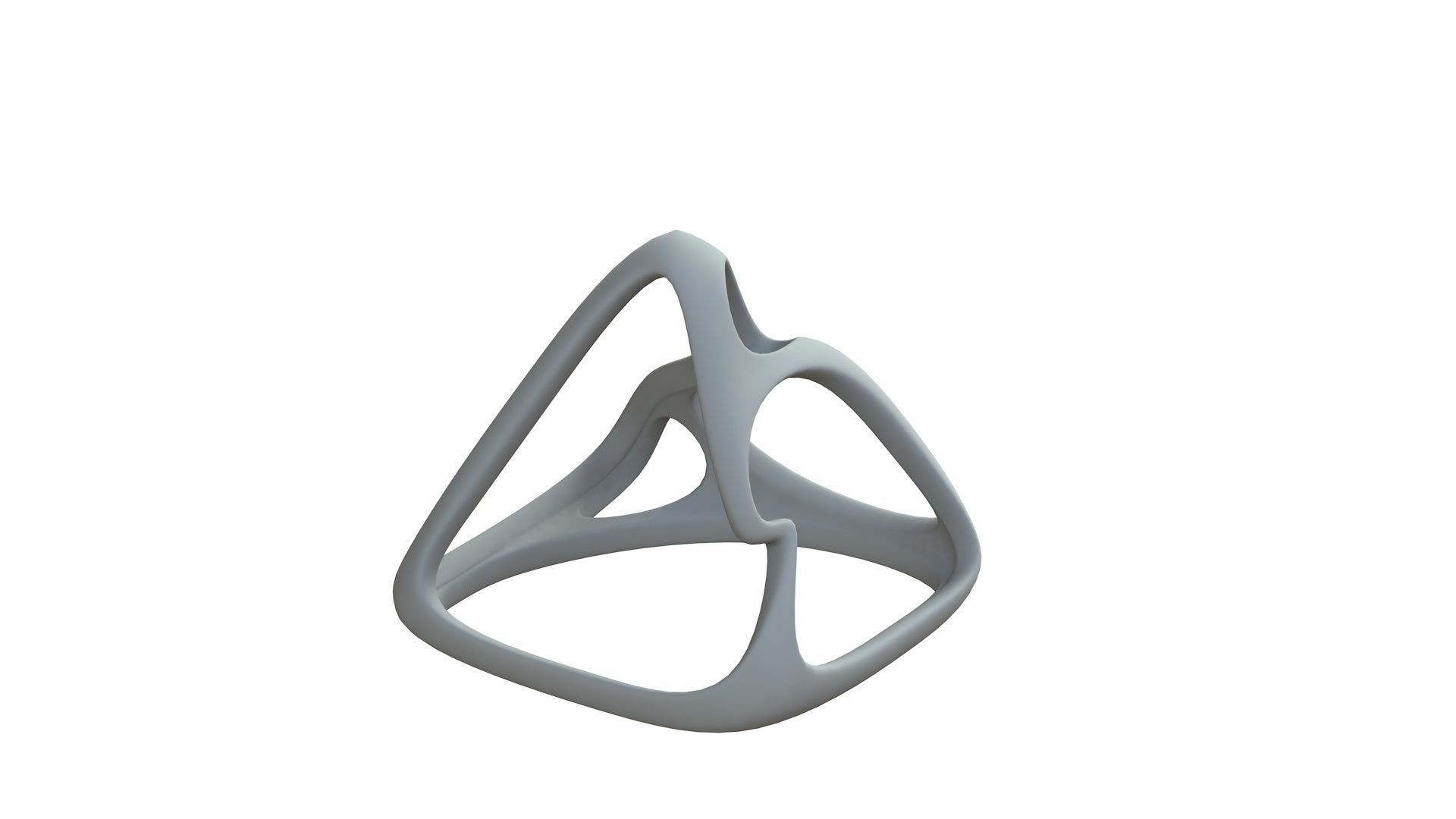 SciFi Cube Object No 59233 Low Poly Shape Low-poly 3D model_9