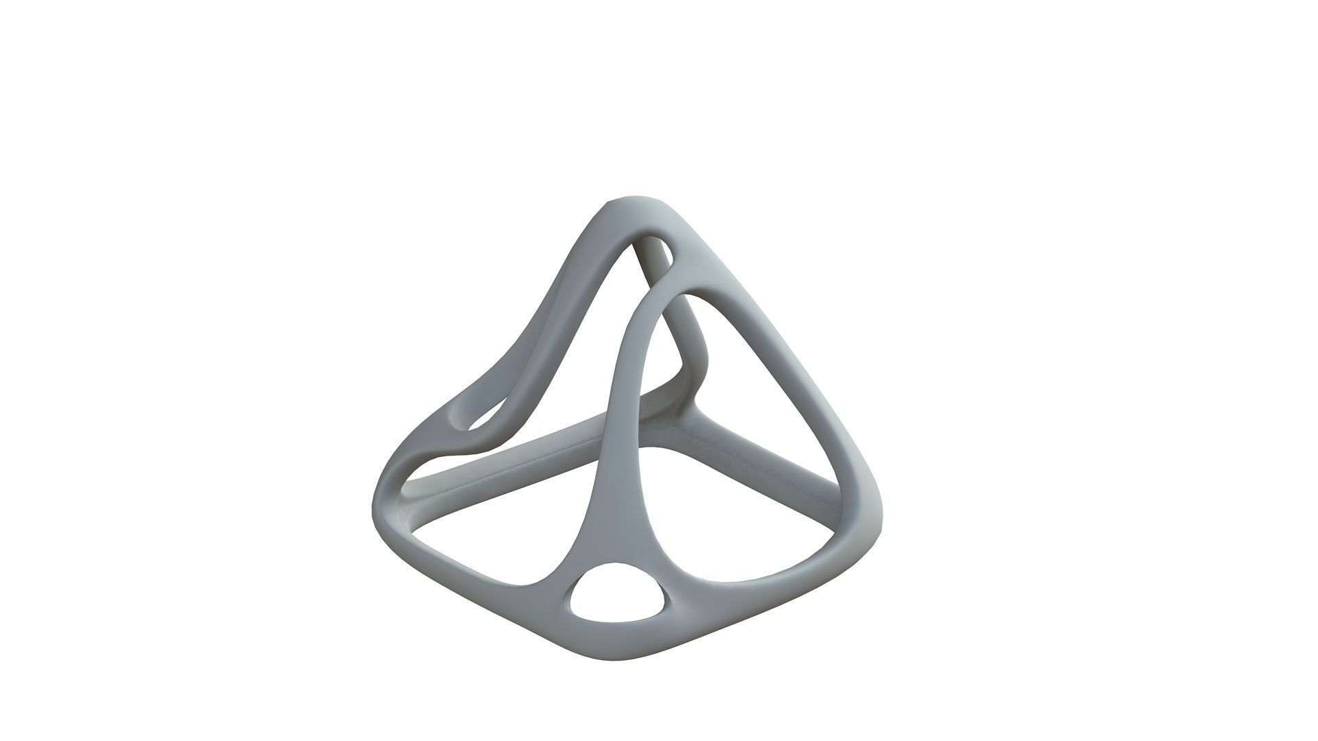 SciFi Cube Object No 59166 Low Poly Shape Low-poly 3D model_8