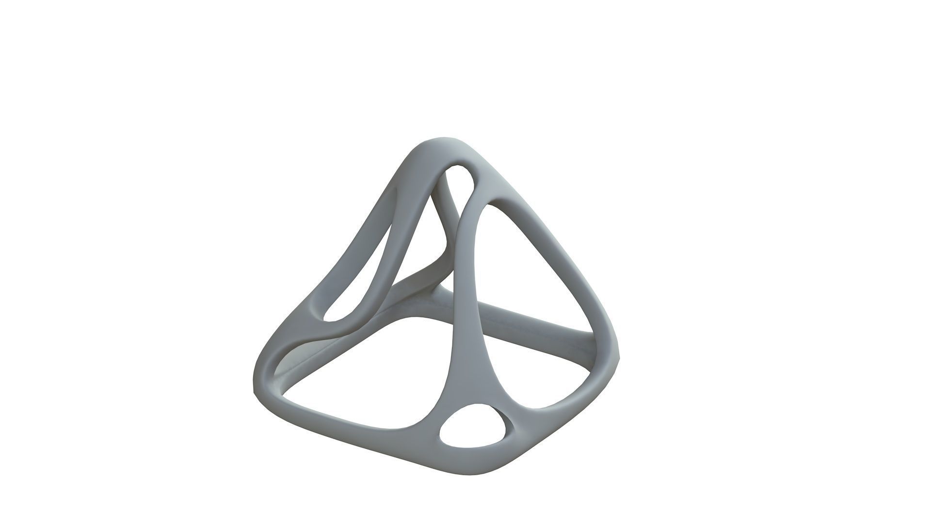 SciFi Cube Object No 59166 Low Poly Shape Low-poly 3D model_9