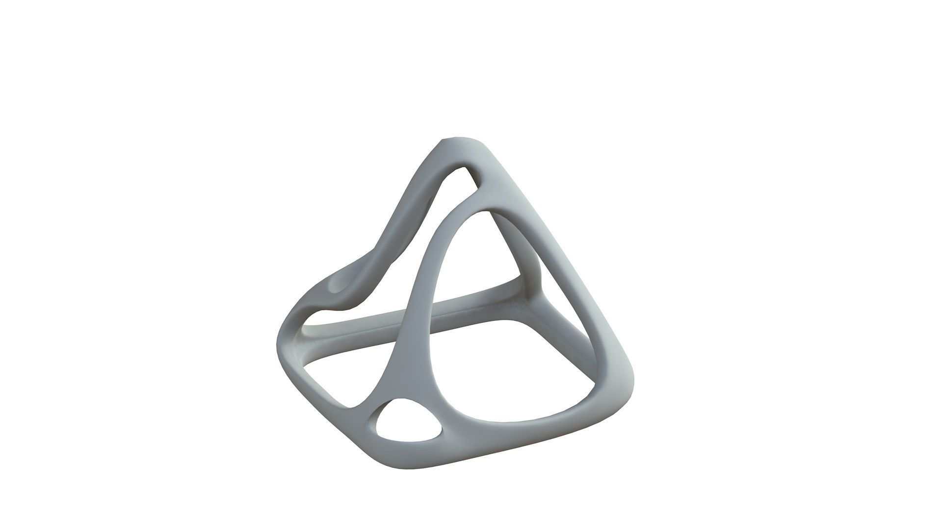 SciFi Cube Object No 59166 Low Poly Shape Low-poly 3D model_7