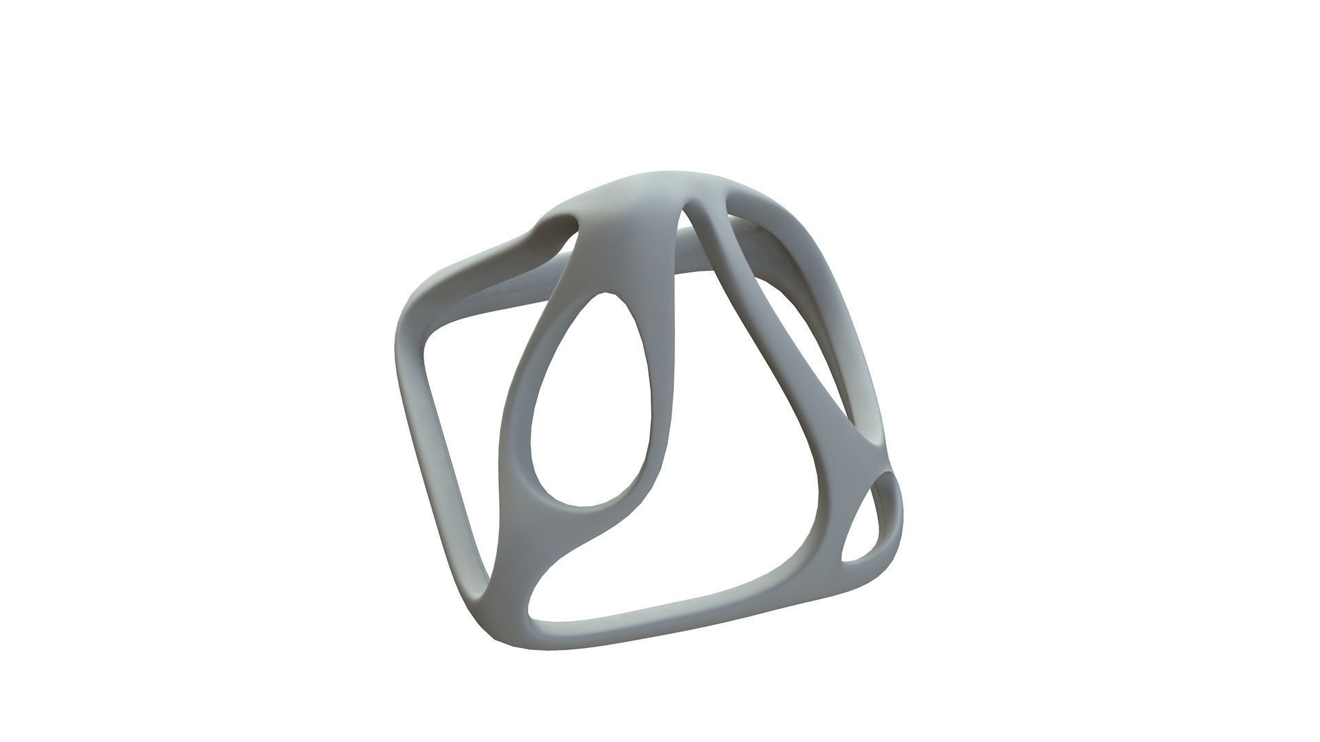 SciFi Cube Object No 59166 Low Poly Shape Low-poly 3D model_16