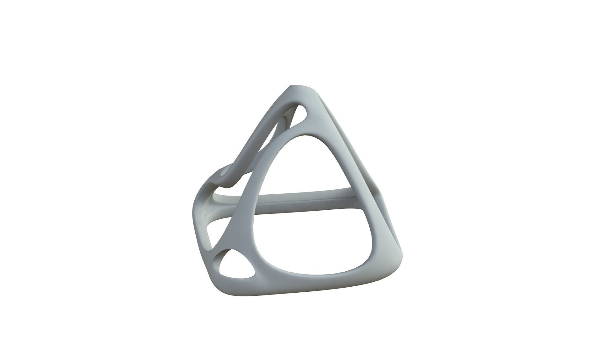 SciFi Cube Object No 59166 Low Poly Shape Low-poly 3D model_6