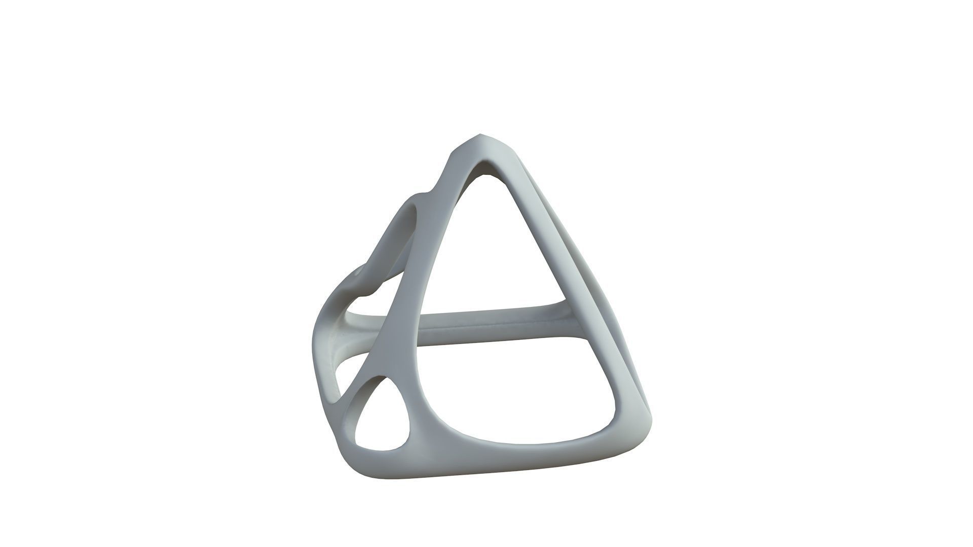 SciFi Cube Object No 58974 Low Poly Shape Low-poly 3D model_6