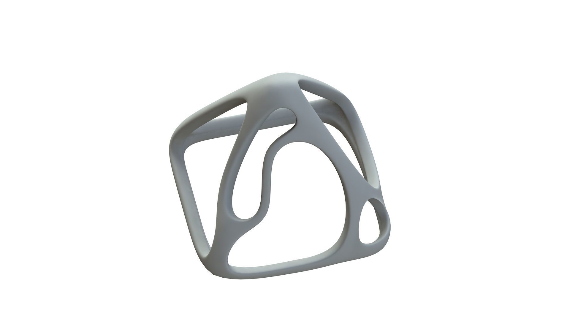 SciFi Cube Object No 58974 Low Poly Shape Low-poly 3D model_15