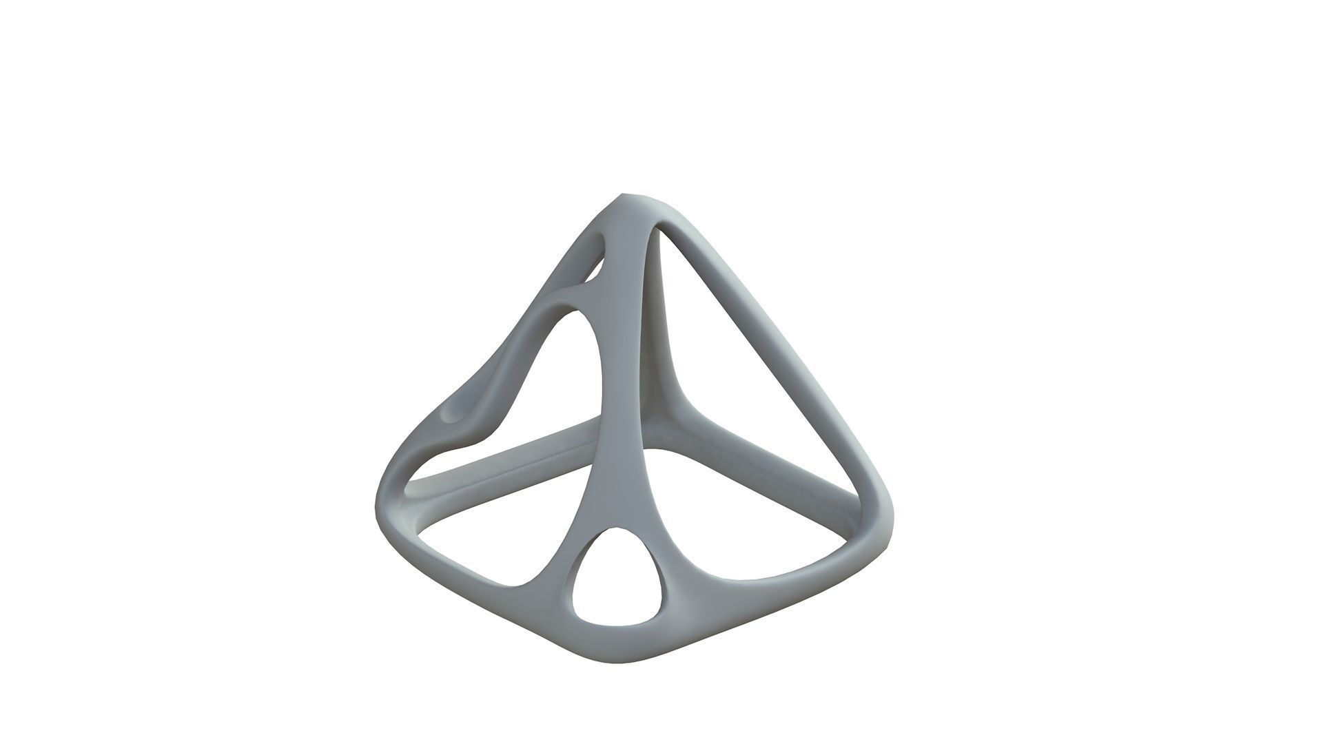 SciFi Cube Object No 58974 Low Poly Shape Low-poly 3D model_8