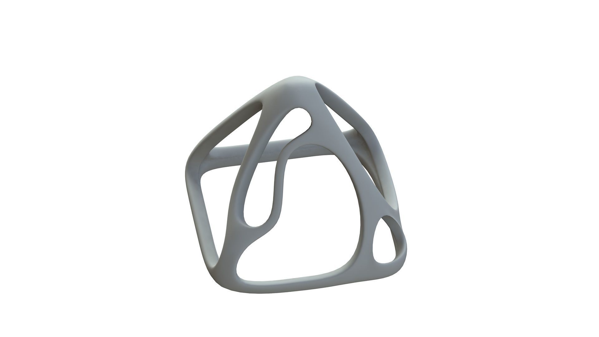 SciFi Cube Object No 58974 Low Poly Shape Low-poly 3D model_14