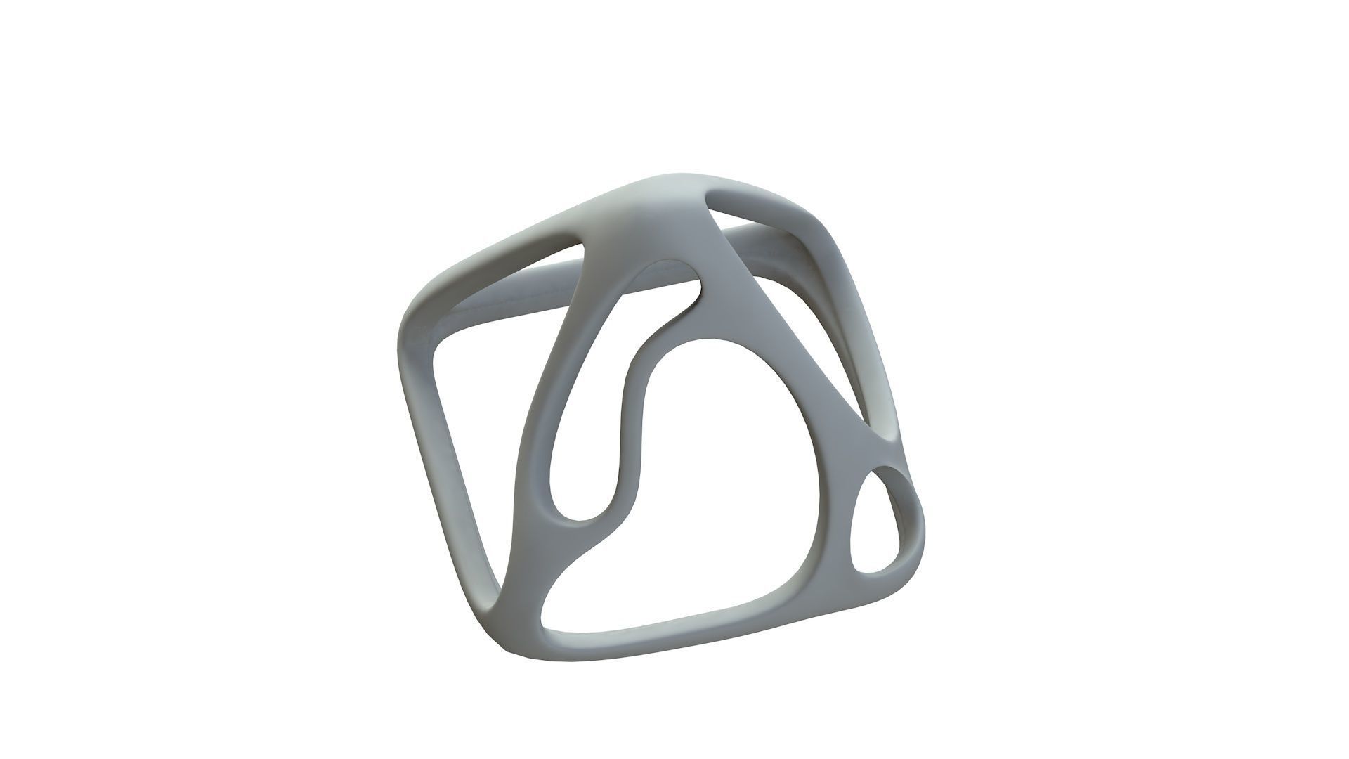 SciFi Cube Object No 58974 Low Poly Shape Low-poly 3D model_17