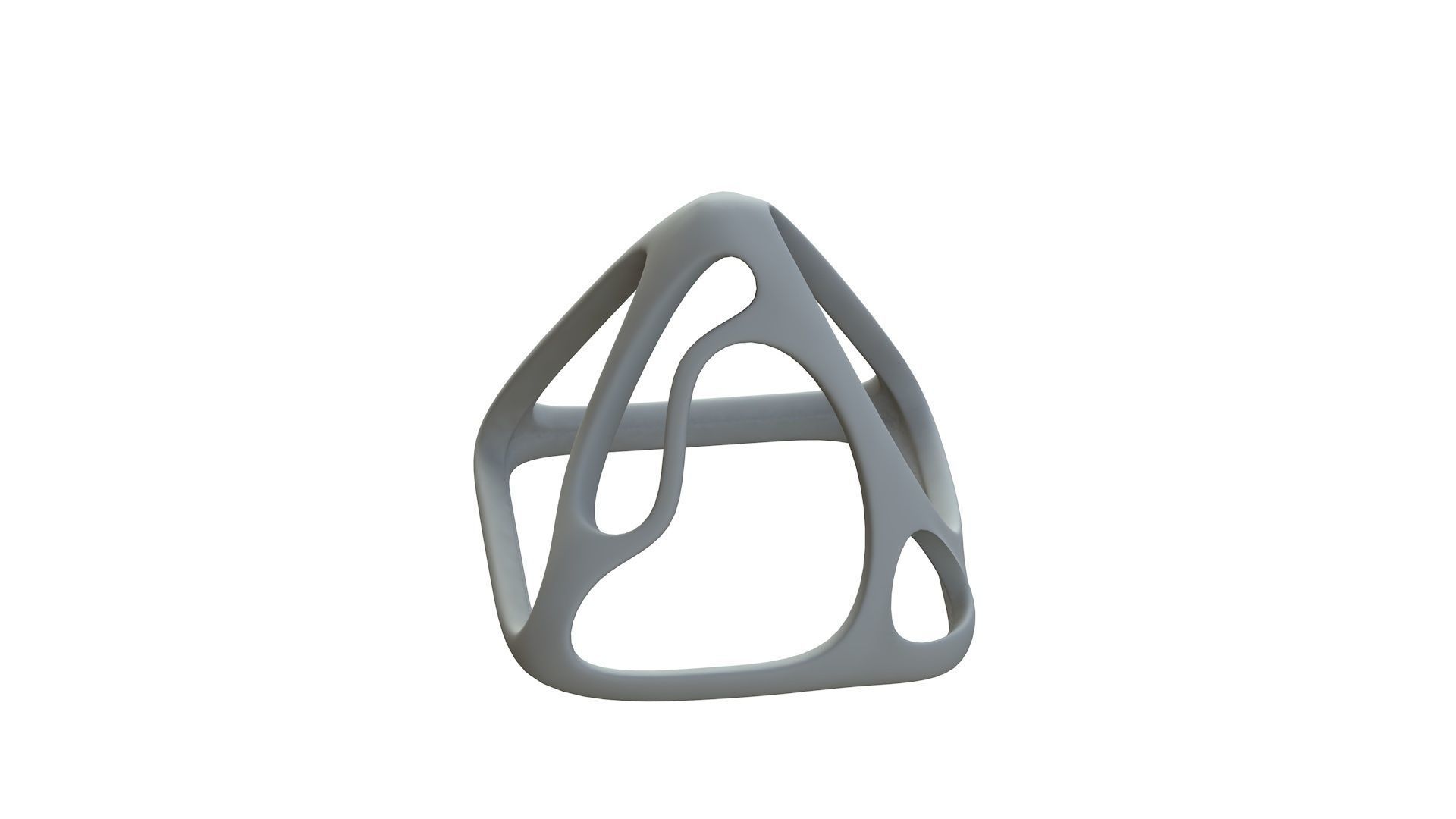 SciFi Cube Object No 58974 Low Poly Shape Low-poly 3D model_13