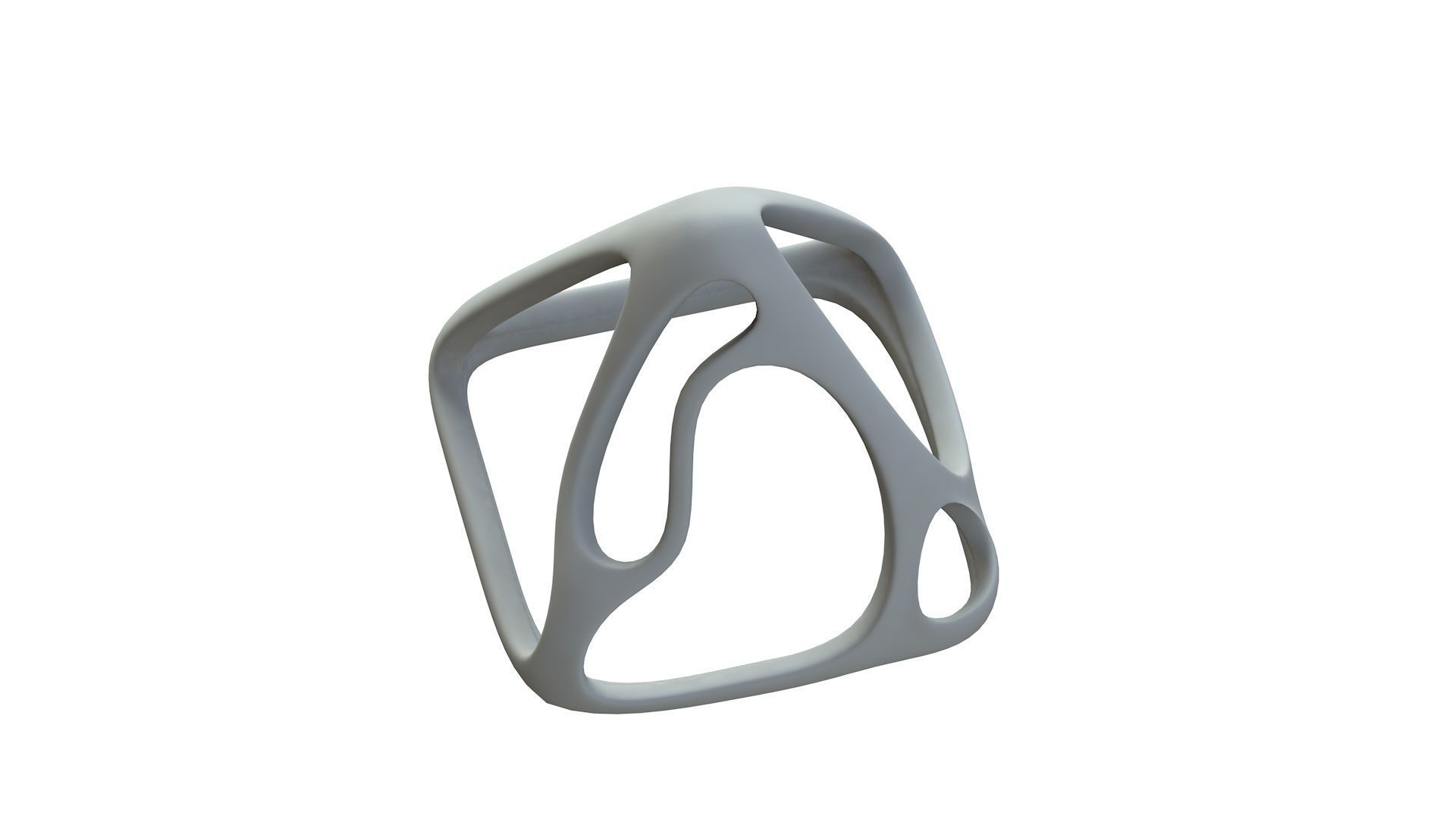 SciFi Cube Object No 58974 Low Poly Shape Low-poly 3D model_16