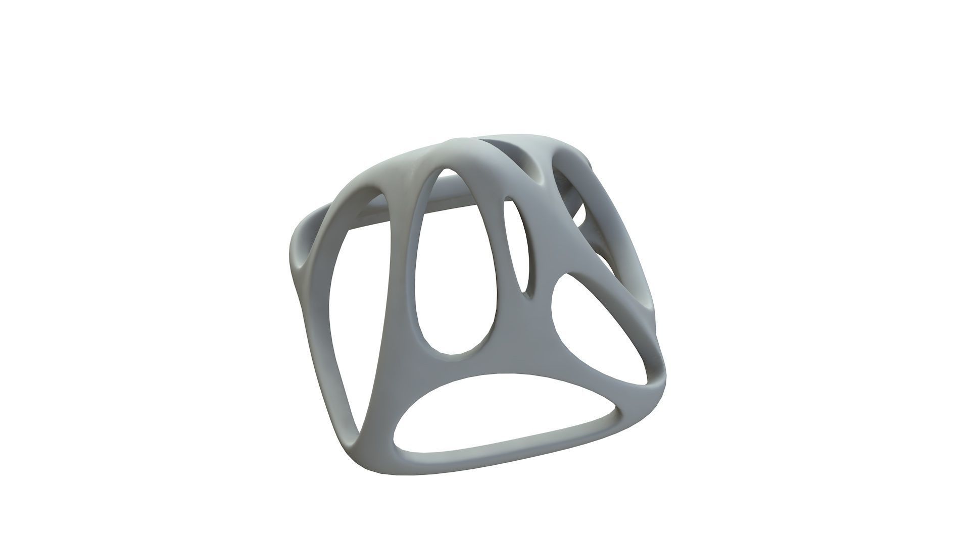 SciFi Cube Object No 58968 Low Poly Shape Low-poly 3D model_17