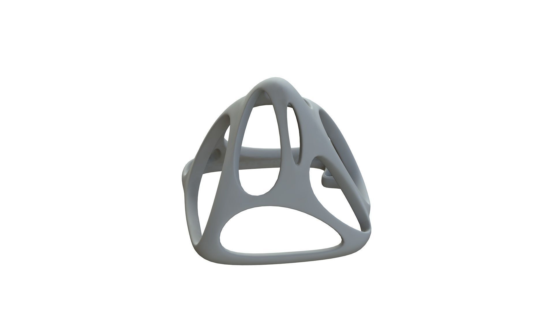 SciFi Cube Object No 58968 Low Poly Shape Low-poly 3D model_13