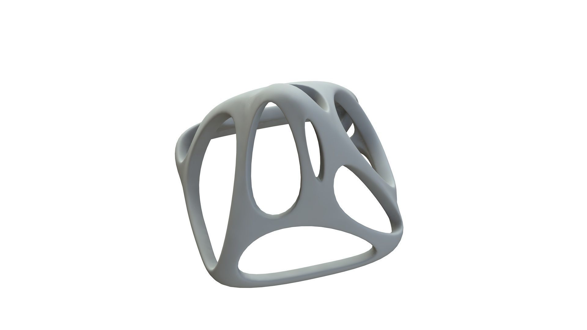 SciFi Cube Object No 58968 Low Poly Shape Low-poly 3D model_16