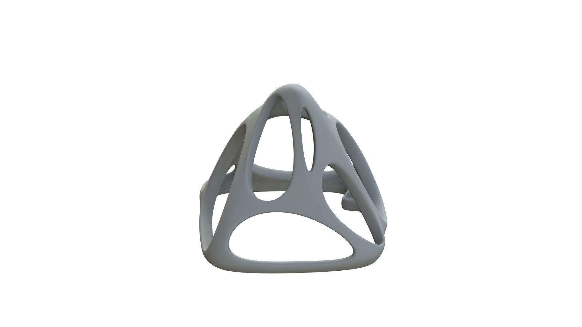 SciFi Cube Object No 58968 Low Poly Shape Low-poly 3D model_12