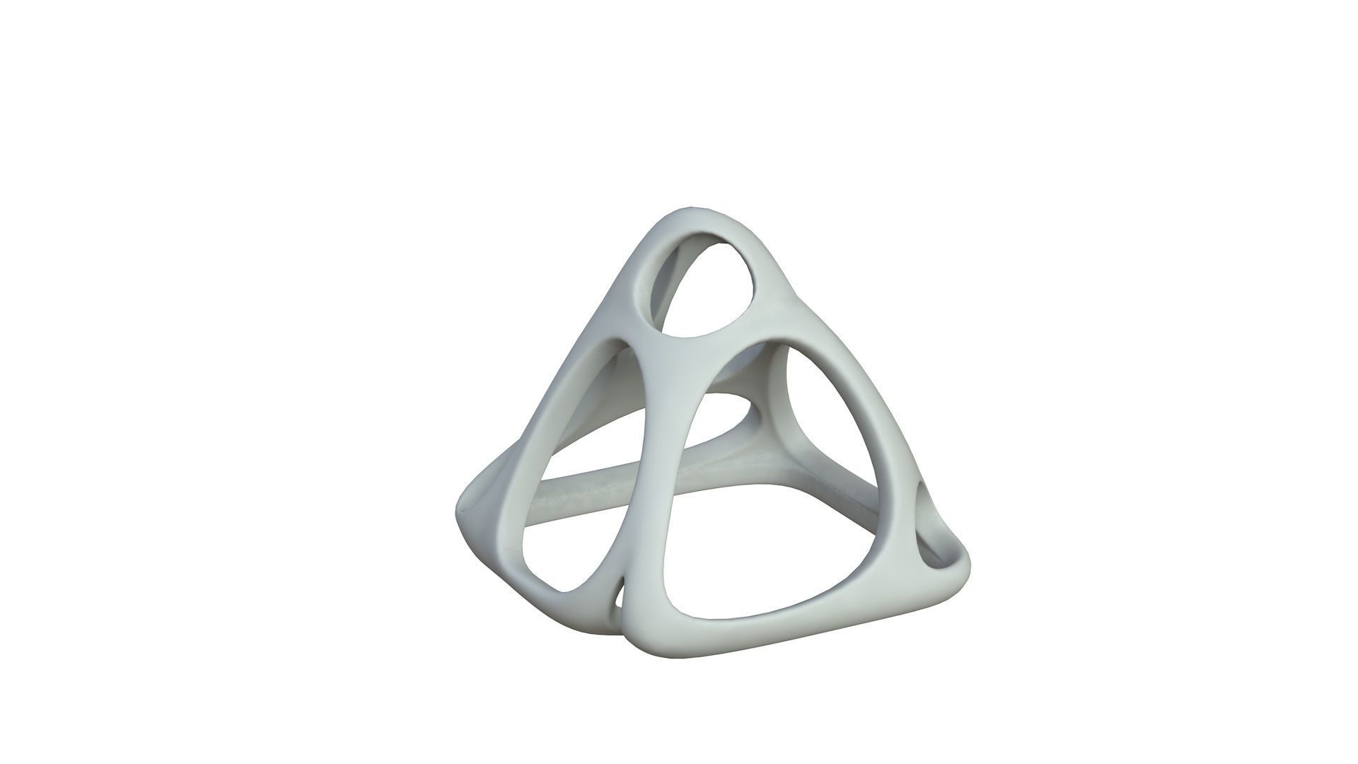 SciFi Cube Object No 58968 Low Poly Shape Low-poly 3D model_3