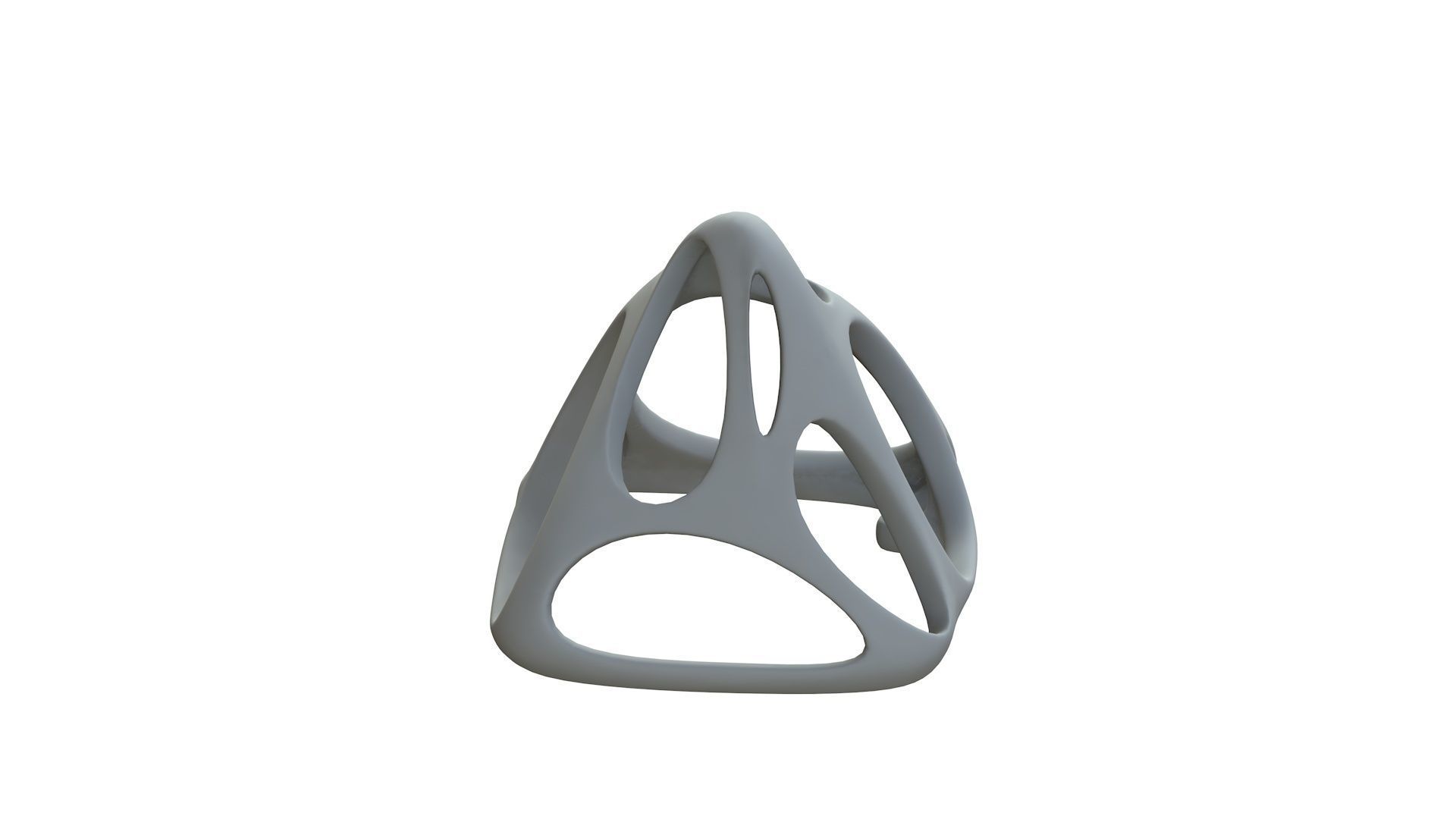 SciFi Cube Object No 58968 Low Poly Shape Low-poly 3D model_11