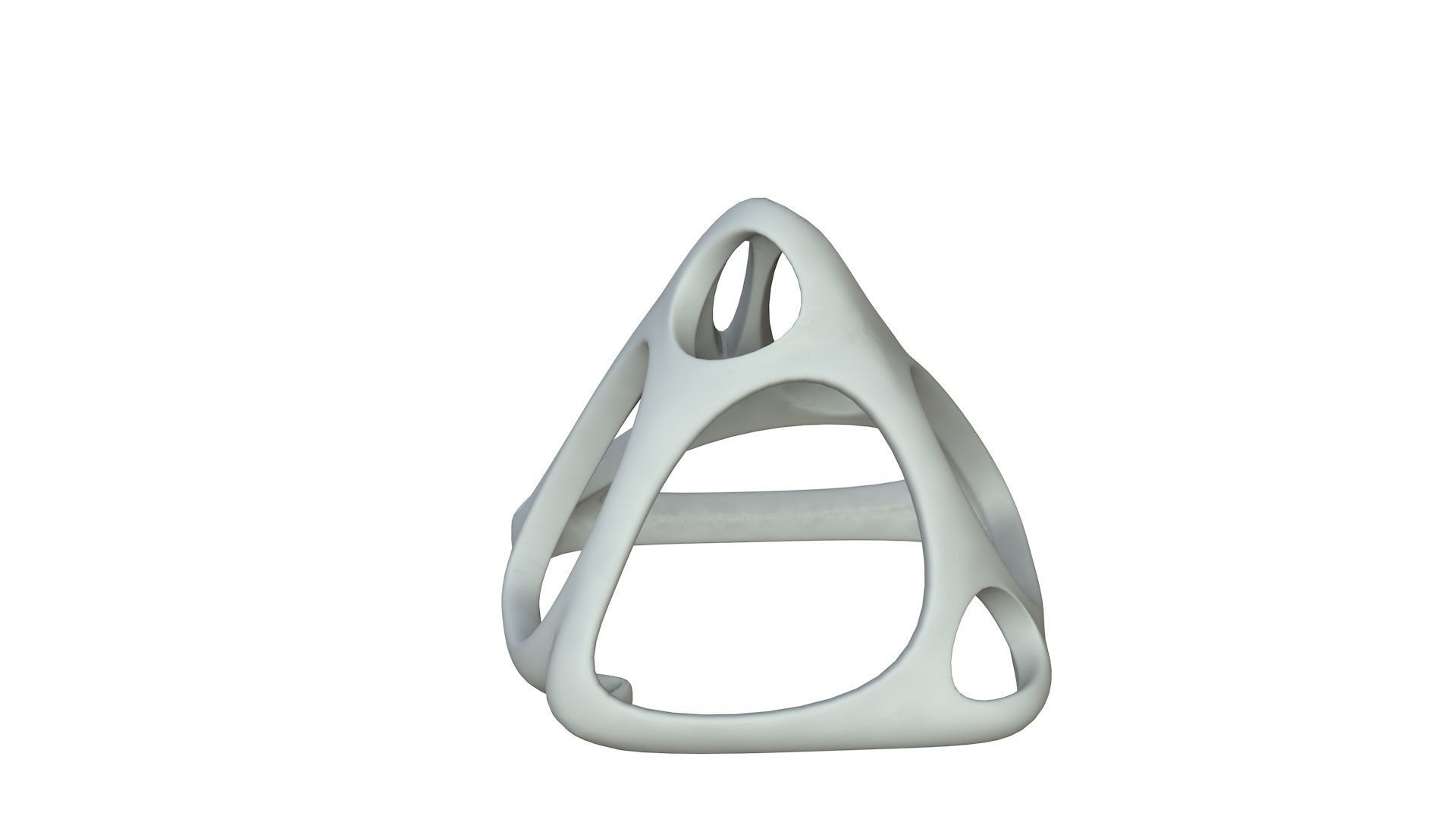 SciFi Cube Object No 58968 Low Poly Shape Low-poly 3D model_2