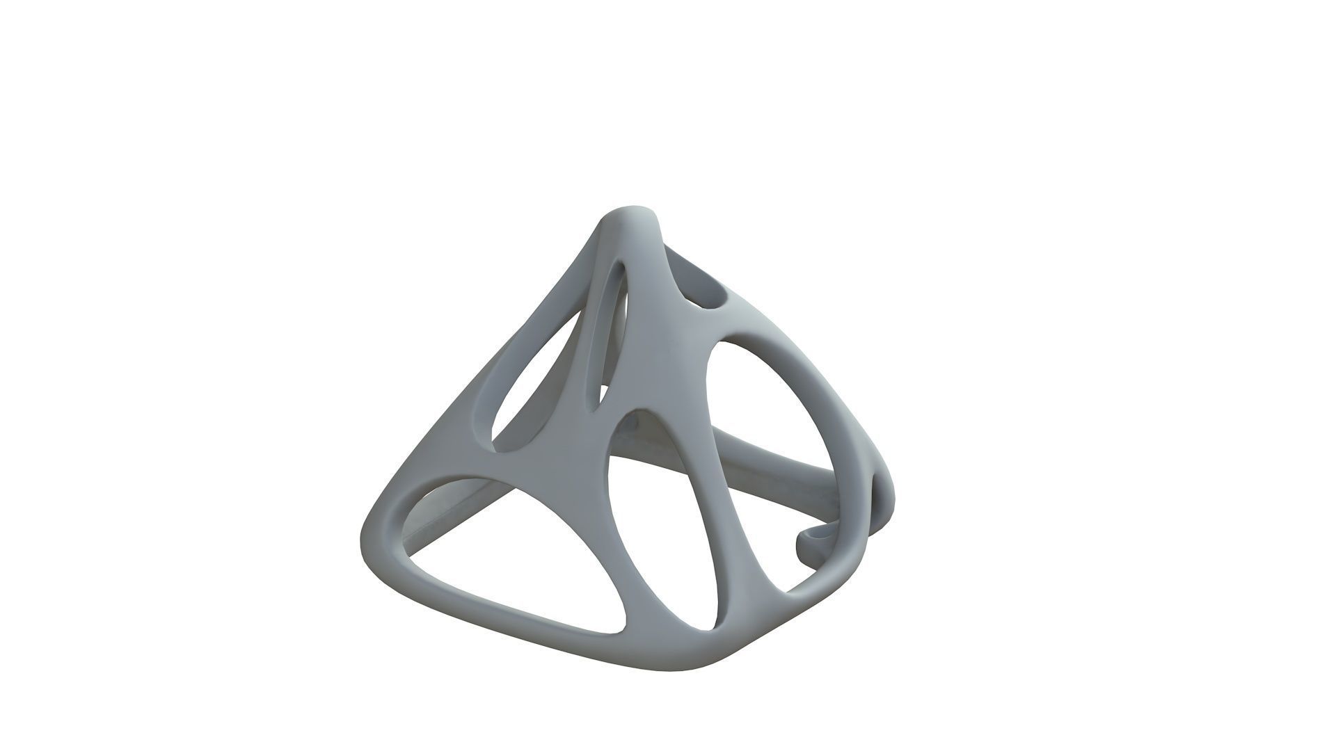 SciFi Cube Object No 58968 Low Poly Shape Low-poly 3D model_9