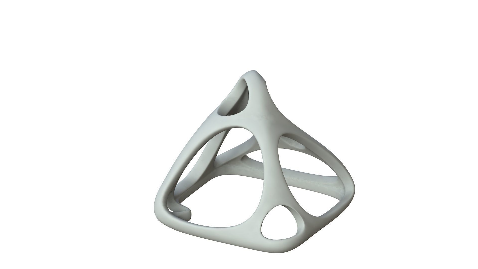 SciFi Cube Object No 58968 Low Poly Shape Low-poly 3D model_1