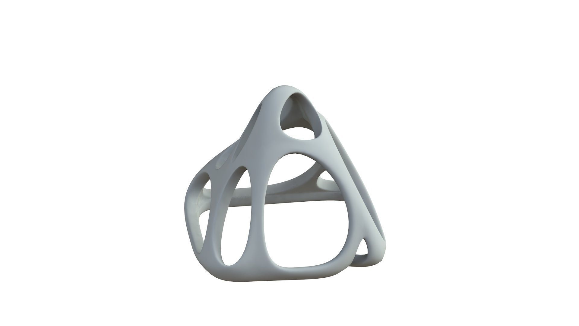 SciFi Cube Object No 58968 Low Poly Shape Low-poly 3D model_6