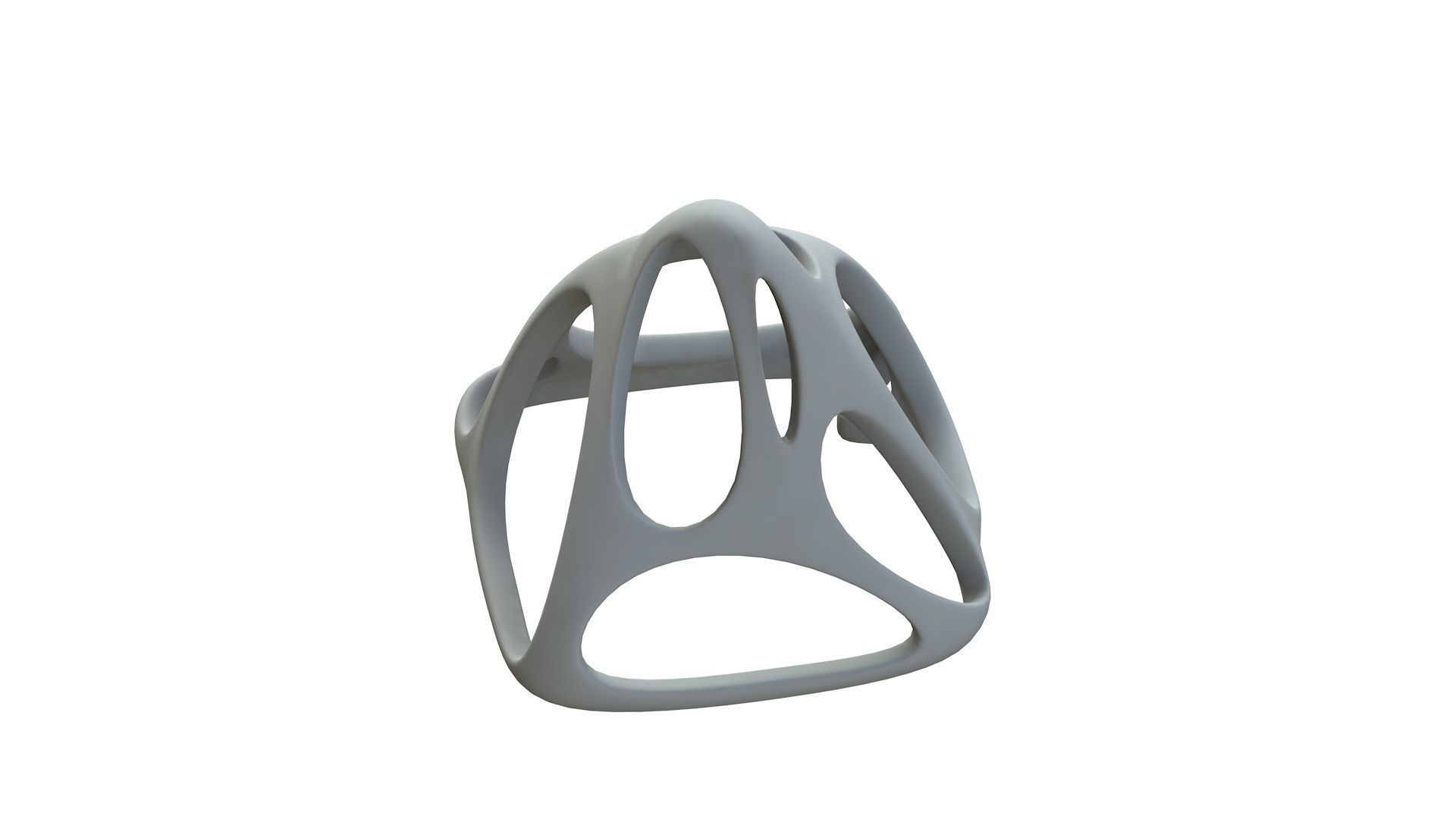 SciFi Cube Object No 58968 Low Poly Shape Low-poly 3D model_14