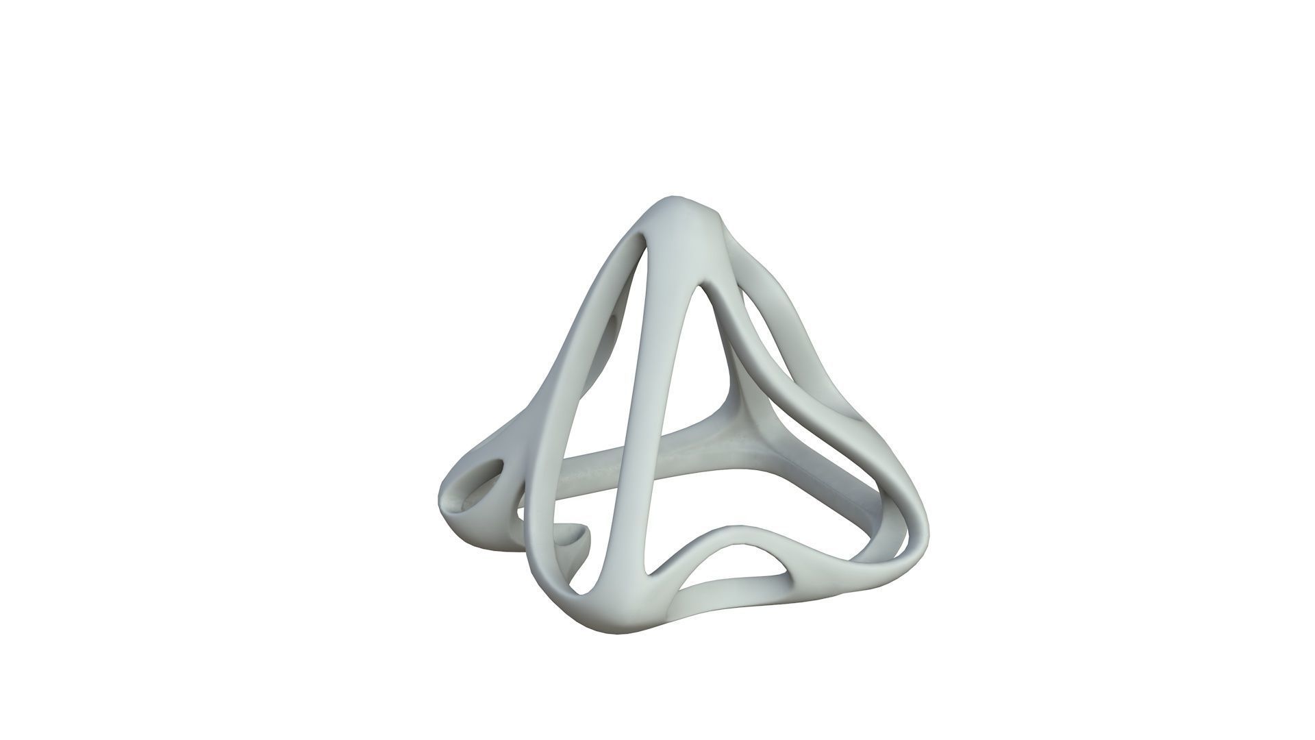 SciFi Cube Object No 58937 Low Poly Shape Low-poly 3D model_3