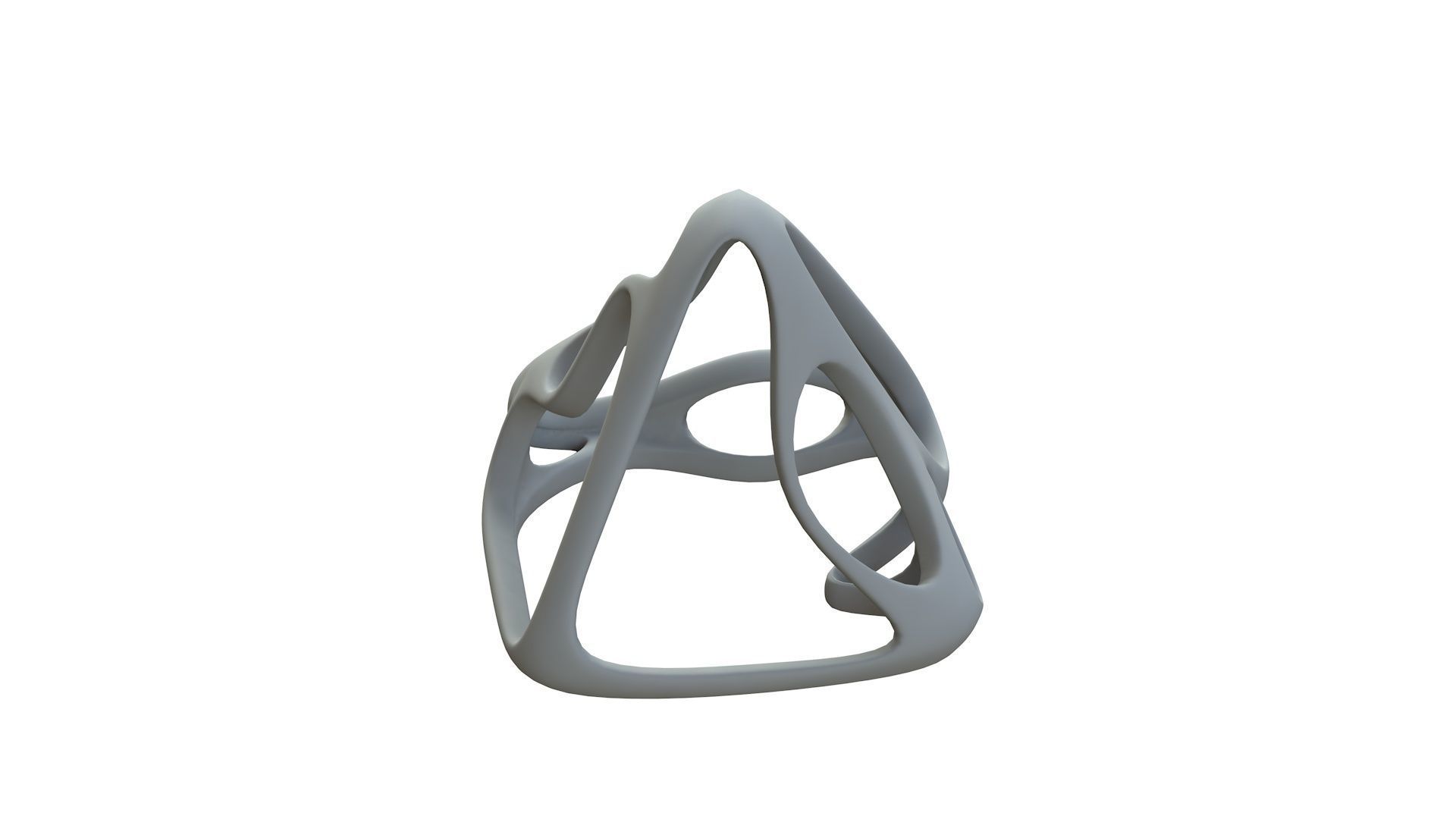 SciFi Cube Object No 58937 Low Poly Shape Low-poly 3D model_13