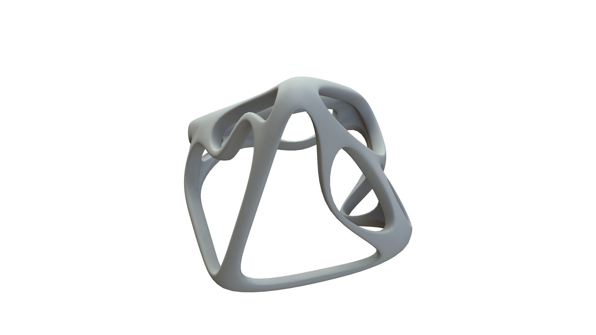 SciFi Cube Object No 58937 Low Poly Shape Low-poly 3D model_16