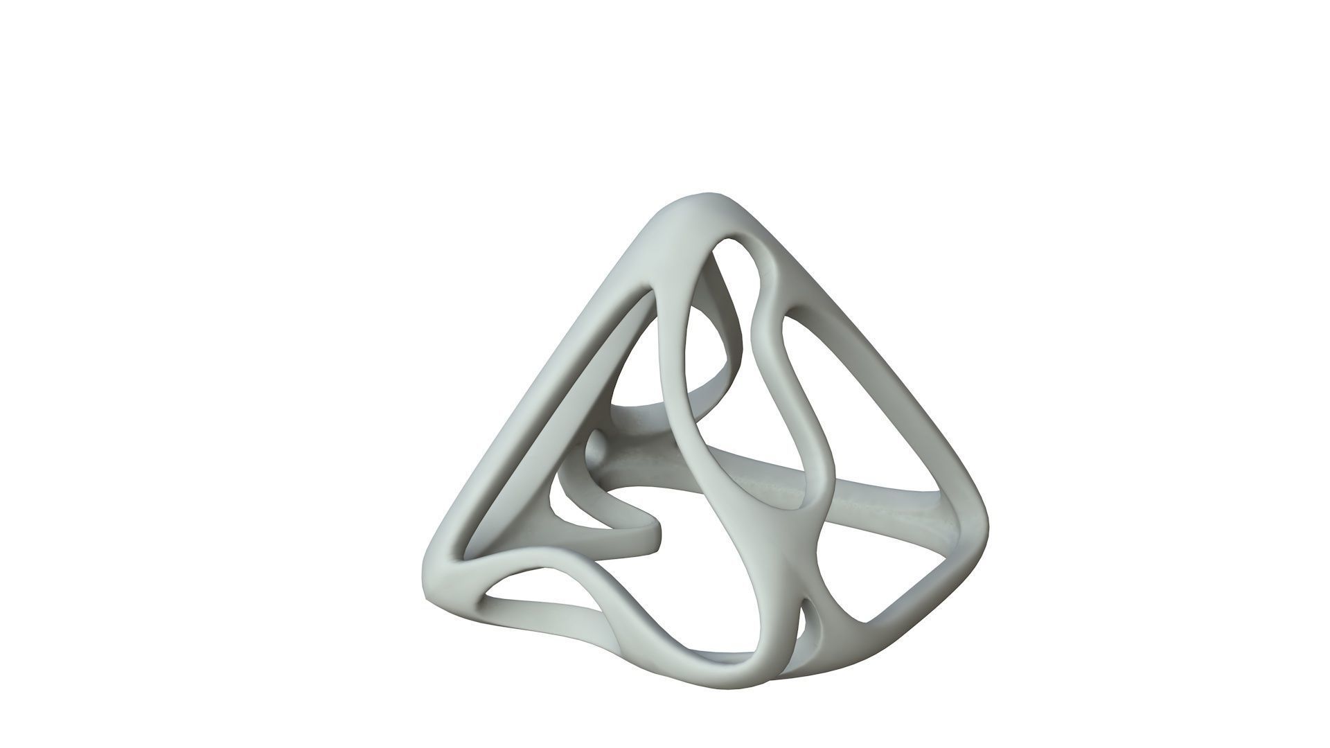 SciFi Cube Object No 58937 Low Poly Shape Low-poly 3D model_1