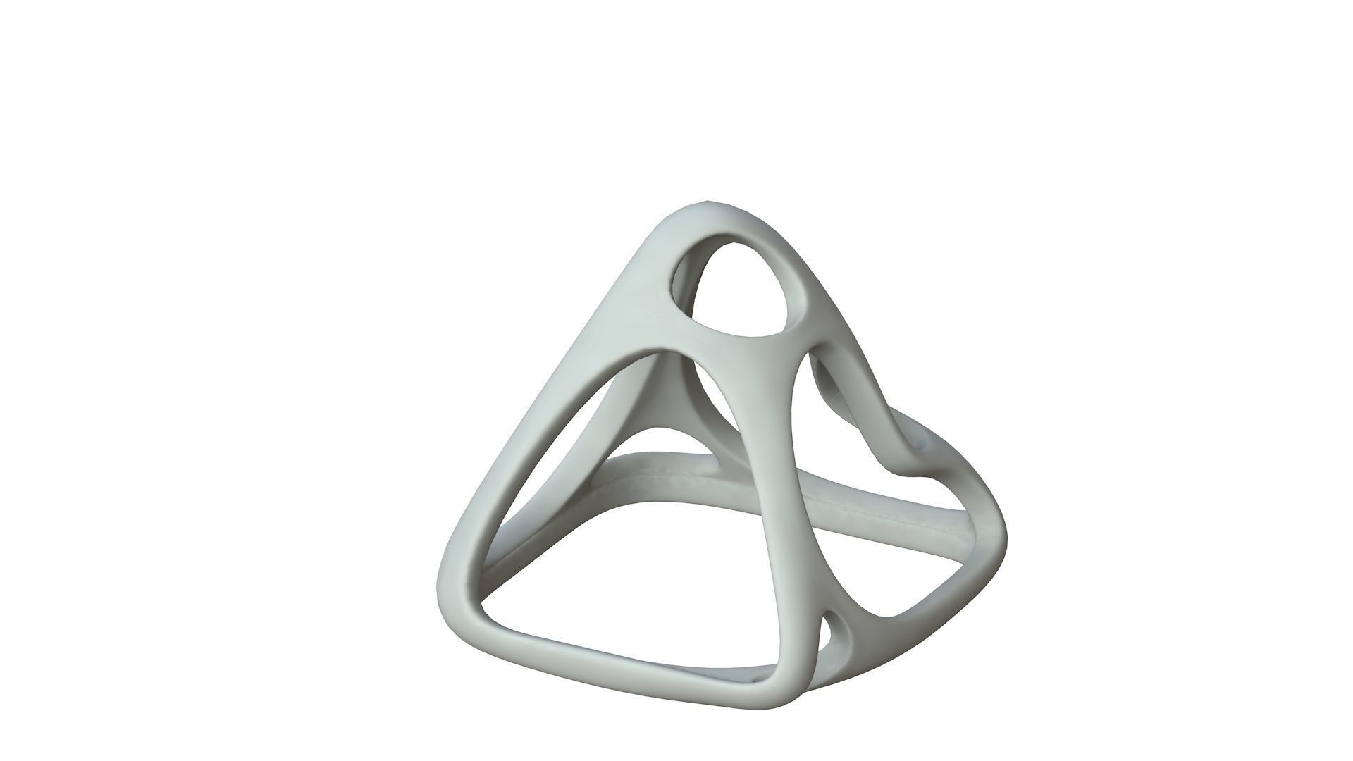 SciFi Cube Object No 58921 Low Poly Shape Low-poly 3D model_1