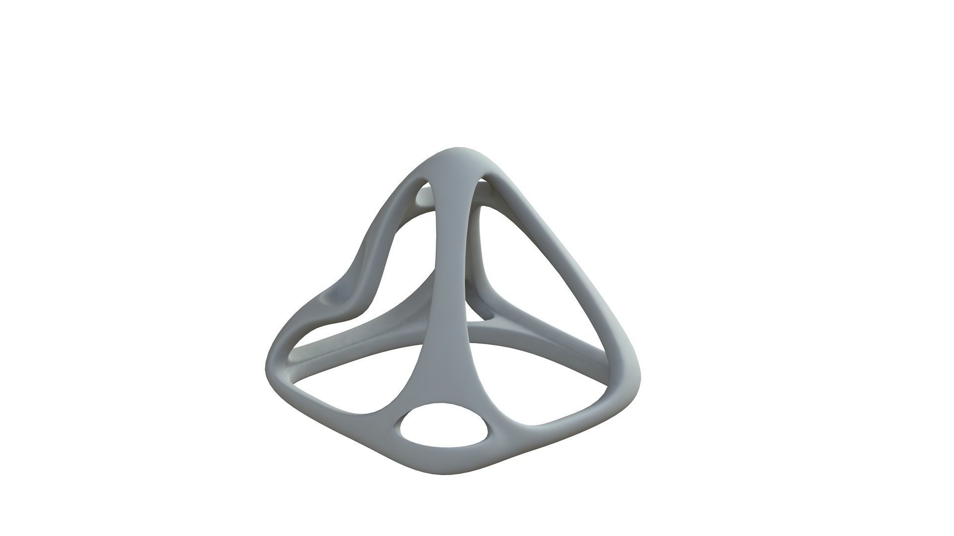 SciFi Cube Object No 58921 Low Poly Shape Low-poly 3D model_8