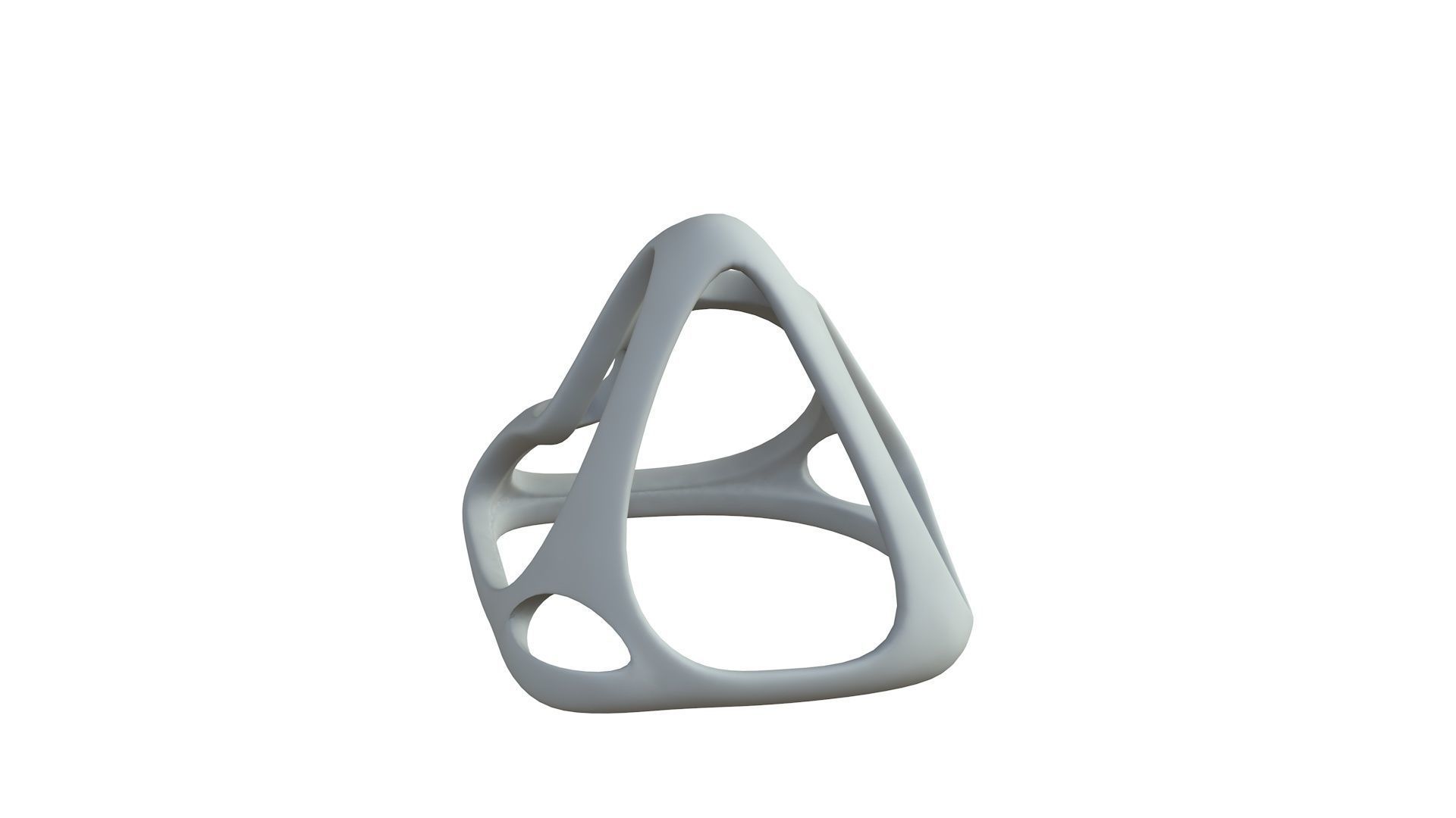 SciFi Cube Object No 58921 Low Poly Shape Low-poly 3D model_6