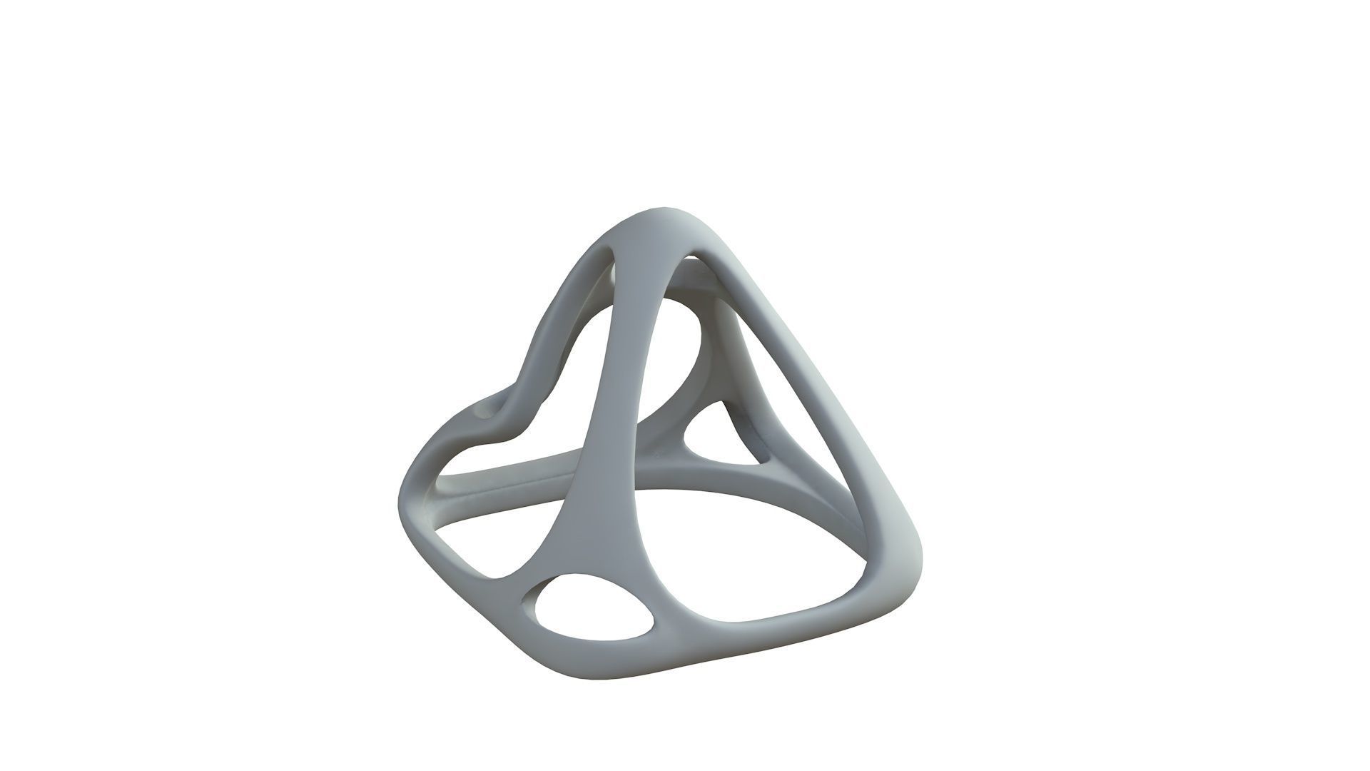 SciFi Cube Object No 58921 Low Poly Shape Low-poly 3D model_7